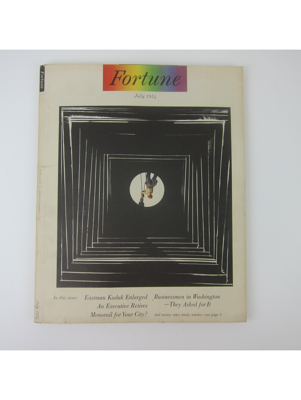 Vintage FORTUNE Magazine July 1954 Eastman Kodak Columbus Indiana Otis Elevator